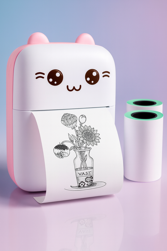 Mini Portable Pocket Thermal Printer (random Color)